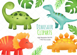 Dinosaur Clipart, Dino Clip art, Dinosaur, Instant Download, Digital Clip  Art, Digital File