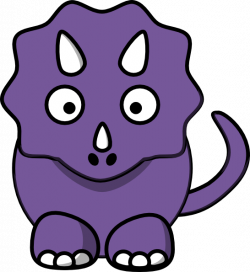 Purple Baby Dinosaur Clip Art at Clker.com - vector clip art online ...