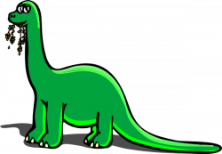 Green dinosaur clipart image #4718