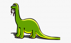 Dinosaurs Clipart Long Neck Dinosaur - Green Dinosaur Clip ...