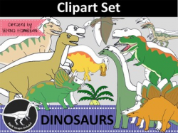 Dinosaur Clipart Set