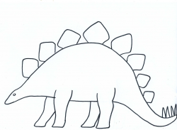 blank dinosaur template | Paper Crafts for Children ...