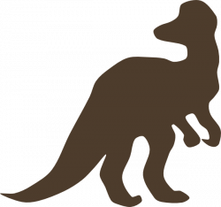 Dinosaur clipart brown - Pencil and in color dinosaur clipart brown