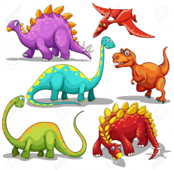 Different type of dinosaurs » Clipart Station
