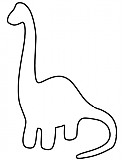 Easy dinosaur for toddlers coloring page | Easy Coloring ...