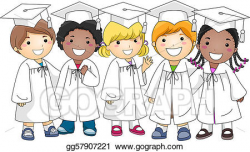 Stock Illustration - Group graduate. Clip Art gg57907221 ...