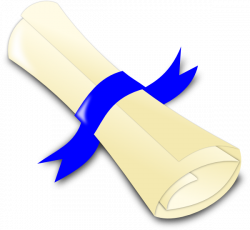 Diploma Blue Ribbon Clip Art at Clker.com - vector clip art online ...