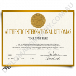 Fake International Diploma - College, University | DiplomaCompany.com.au