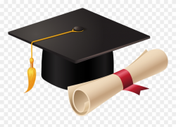Graduation Cap And Diploma Png Clipart (#221974) - PinClipart