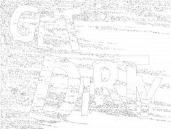 Clipart - Get Dirty Example Dirty Text