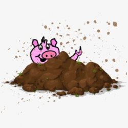 Clipart Black And White Download Mud Pile Soil Free ...