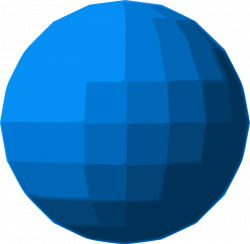 Clipart - Blue Sphere Disco ball