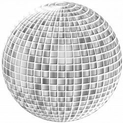 Clipart - Glimmering Disco Ball Enhanced 3 No Background