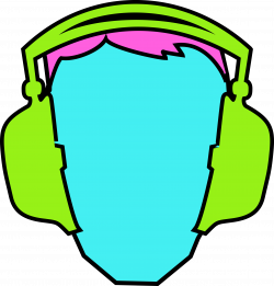 Clipart - Funky Hearing Protection