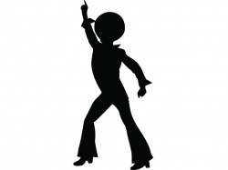 Disco Dancer #1 Dance Button Fly Collar Bell Bottom Jeans Trendy Pop Art  Culture Retro Logo.SVG .EPS .JPG Clipart Vector Cricut Cutting File