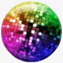 Disco Ball Clipart Rainbow - Blue Disco Ball #1344360 - Free ...