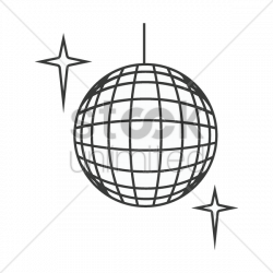 Disco Ball Drawing at GetDrawings.com | Free for personal use Disco ...