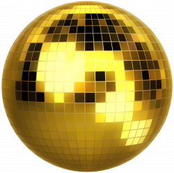 Gold Disco Ball Clip Art PNG Image | Gallery Yopriceville - High ...