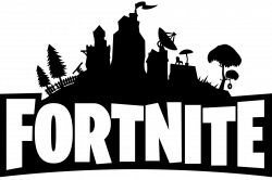 Fortnite Logo Black and White PNG Image - PurePNG | Free transparent ...