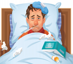 Download Influenza Bed Rest Disease Illustration Common Sick ...