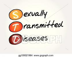 Vector Stock - Std - sexually transmitted diseases, acronym ...