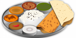 28+ Collection of Gujarati Thali Clipart | High quality, free ...