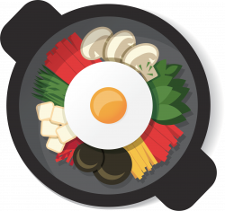 Korea Food Infographic Illustration - Mushroom and egg casserole ...