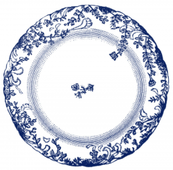 Vintage Clip Art - Antique China Plate - 4 Options | dishes ...