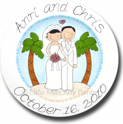 Personalized Anniversary & Wedding Plates - Little Miss Arty Pants ...