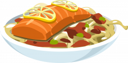 Clipart - Food Salmon Jaella