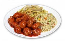 COMBINATION PLATES - CHINA CAFE - CHINESE CUISINE
