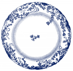 Vintage Clip Art - Antique China Plate - 4 Options - The ...