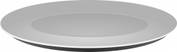 Clipart - Plain Grey Plate