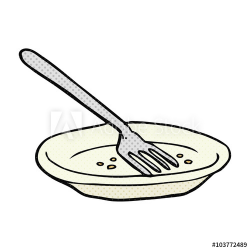 cartoon empty plate - Buy this stock vector and explore ...