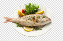 Cooked fish with vegetables, Fried fish Seafood Fish as food ...