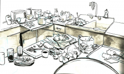 dishes kitchen sink clipart bookcoverdesigns info dishes ...