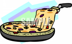 Clipart Picture Of A Deep Dish Pizza - foodclipart.com