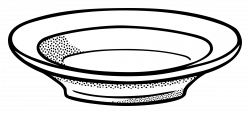 Clipart - plate - lineart