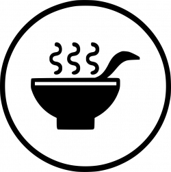 Drink Healthy Hot Soup Bowl Spoon Svg Png Icon Free Download ...
