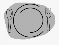 Dish Clipart Plate Cutlery - Plate And Silverware Clipart ...