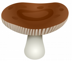Brown Transparent Mushroom PNG Clipart - Best WEB Clipart