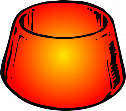 Bowl clipart - PinArt | Dog bowl clip art, orange bowl. click to ...