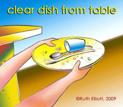 Clear Dishes Clipart