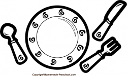 Dishes Clipart - Clip Art Library