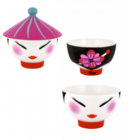 Mao 2 large - Porcelain bowl Girl - Pylones