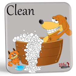 Dish Doggy Clean Dirty Dishwasher Magnet Sign -The Fun & Stylish Clean  Dirty Dishwasher Sign Gift with 2 Different Fun Sides for Dog Lovers to ...