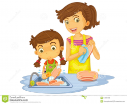 Washing dishes clipart 6 » Clipart Station