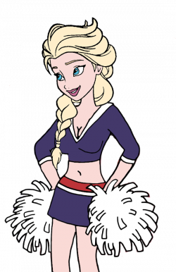 Queen Elsa as a New England Patriot Cheerleader by Darthranner83 on ...