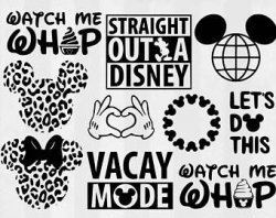 Disney World SVG Bundle, Disney clipart, Disney cut files ...