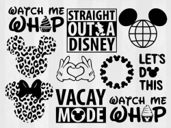 Disney World SVG Bundle Disney clipart Disney cut files ...